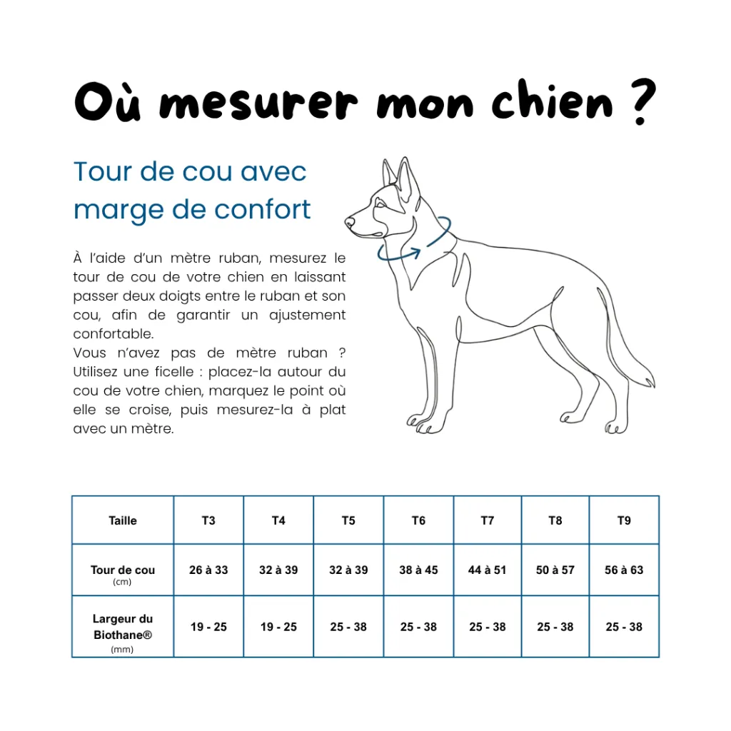 Guide taille collier BIOTHANE.webp