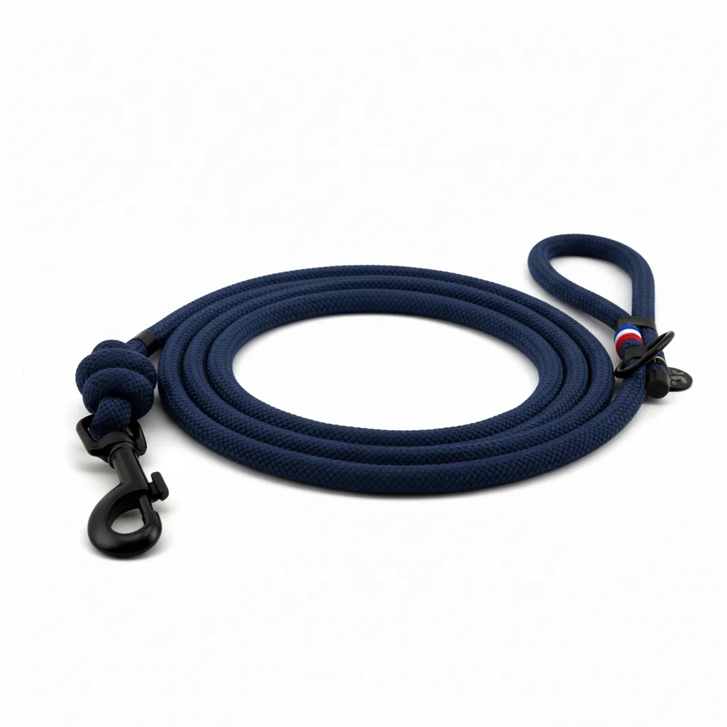 Laisse - Marine Profond (1 mètre - éducation, Noir, Noir)