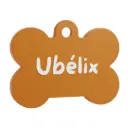 Médaillon Os - Orange