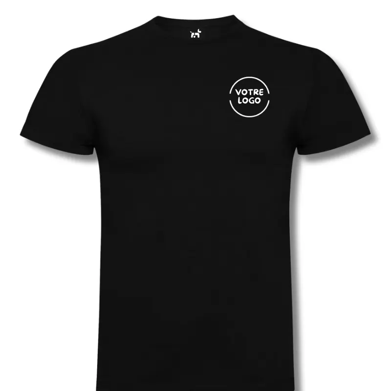 T-shirt blanc - Personnalisé (XS, Non, Non, Non, Noir)
