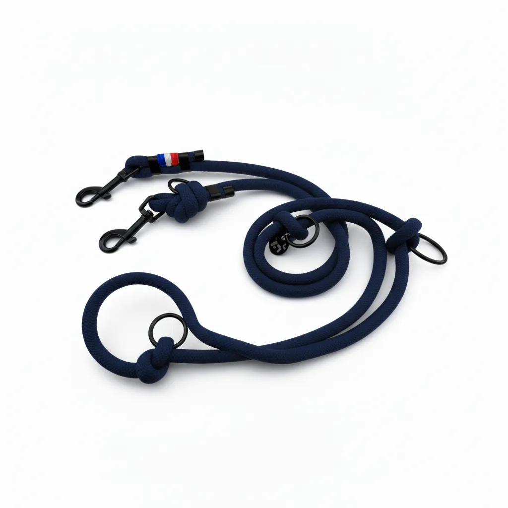 Laisse Multiposition - Marine Profond