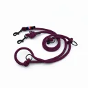 Laisse Multiposition - Prune Royal