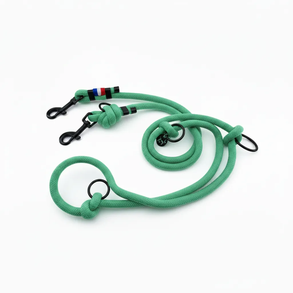 Laisse Multiposition - Vert Glacial