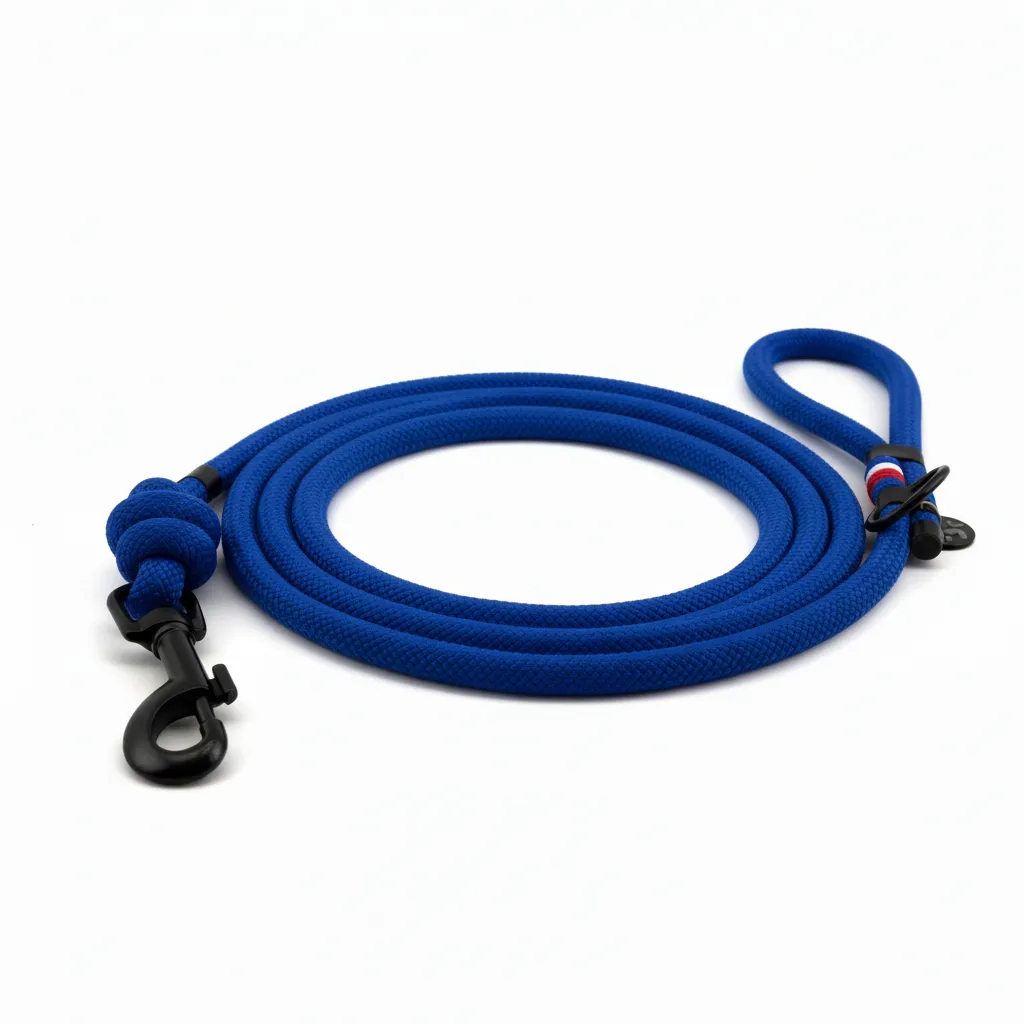 Laisse -  Bleu Électrique (1 mètre - éducation, Noir, Noir)