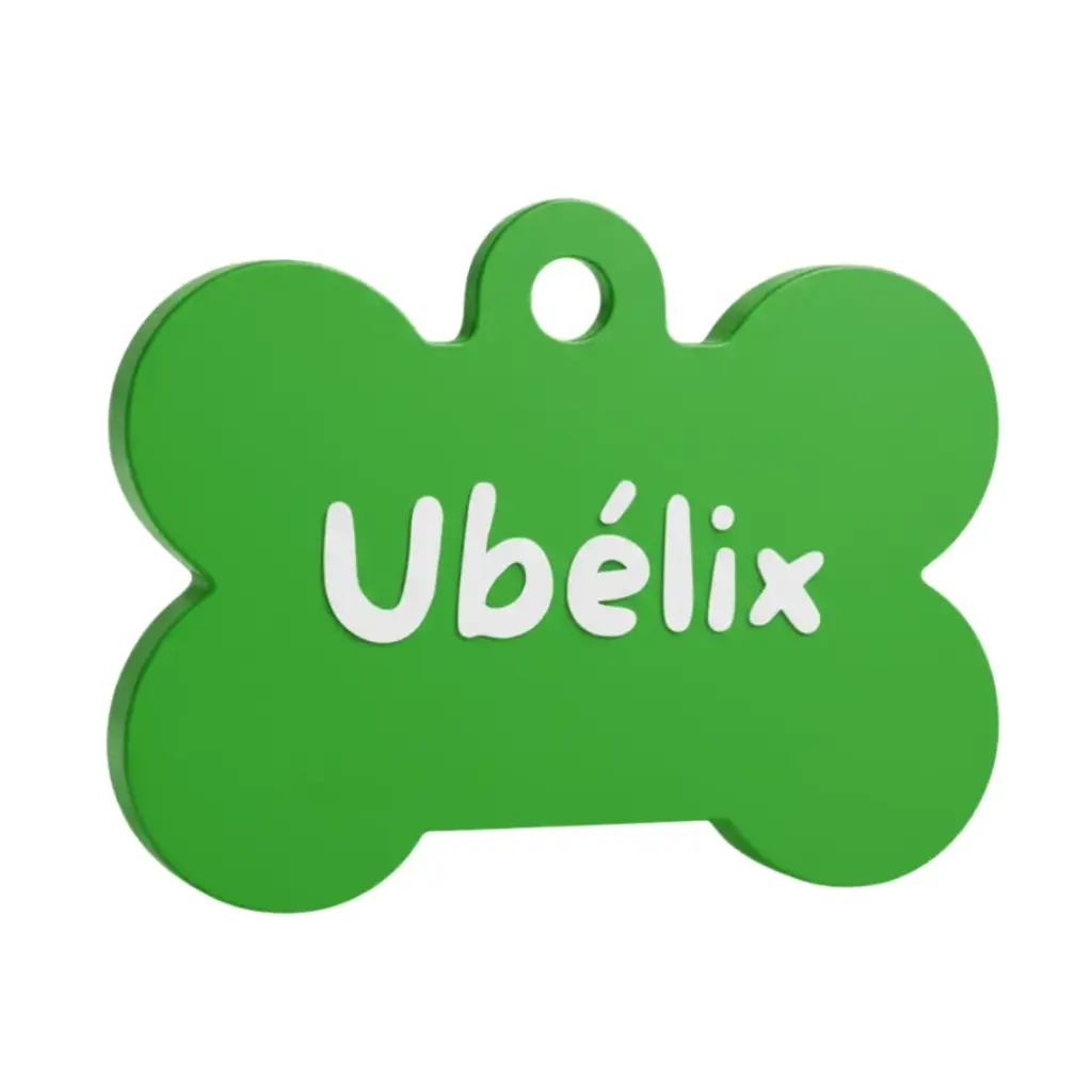 Médaillon Os - Vert (1)