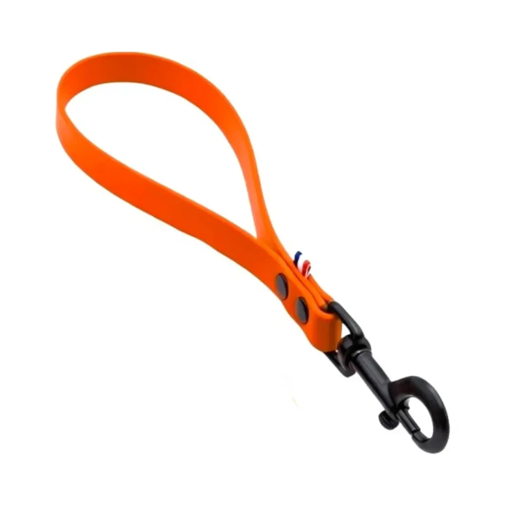 Poignée en Biothane®- Orange Ultra (16mm)