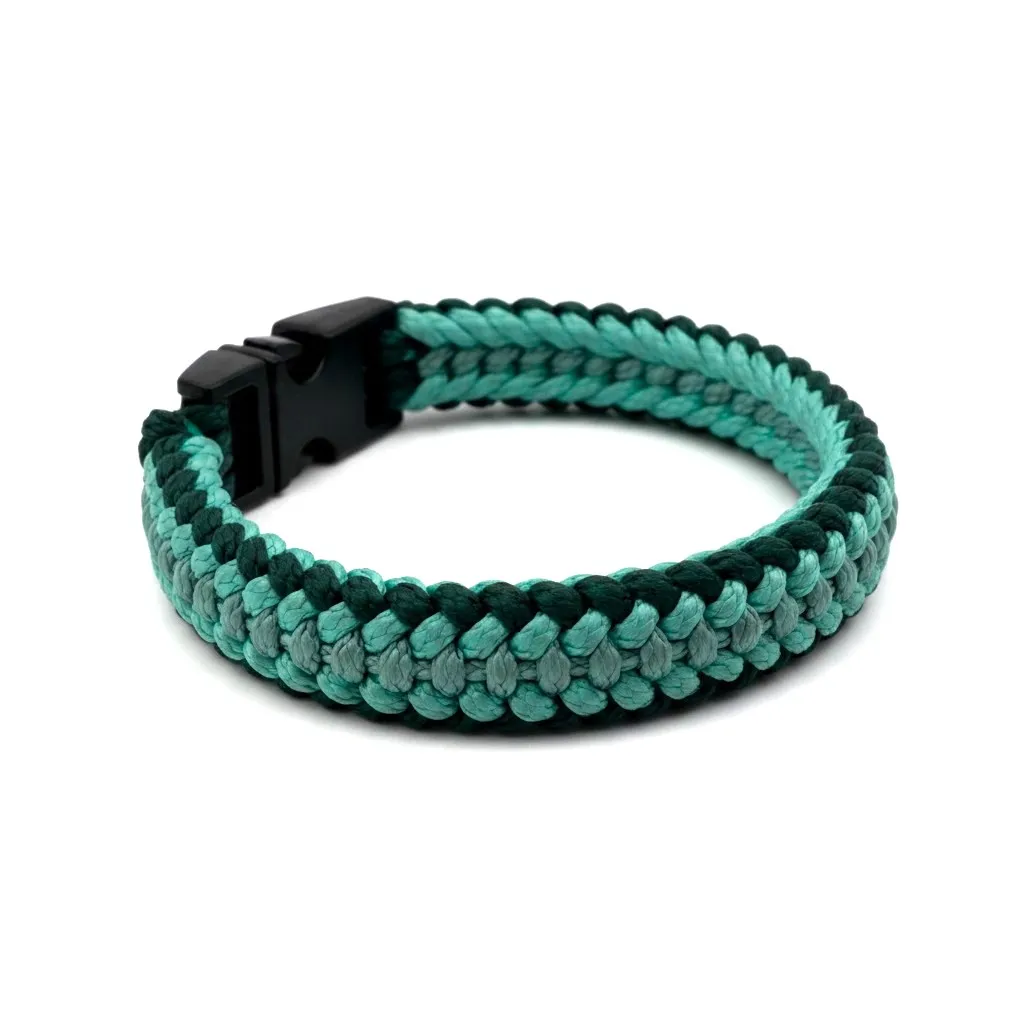Bracelet en corde marine - Emeraude
