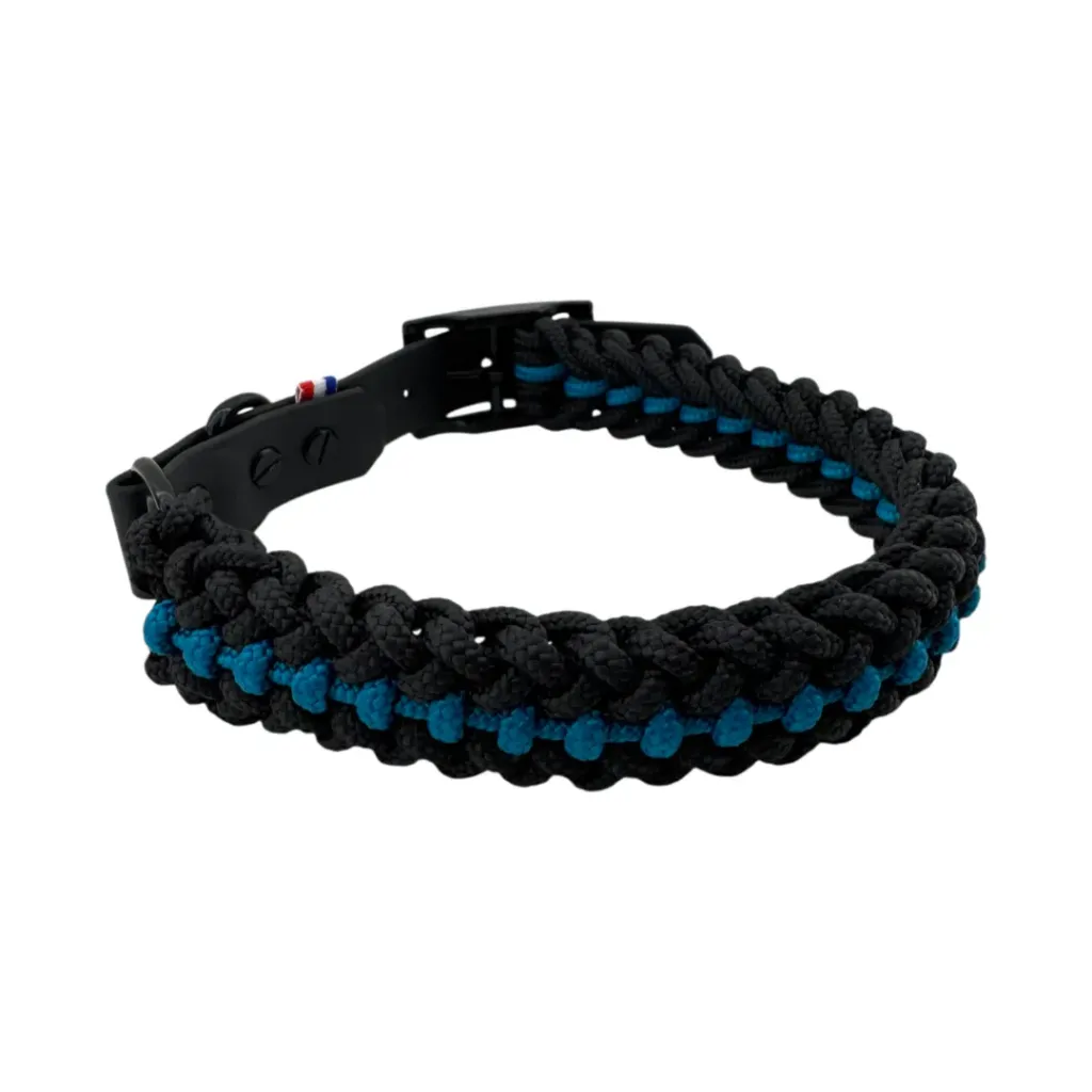Collier en corde - Bleu Lagon
