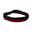 Collier en corde - Rouge Intense