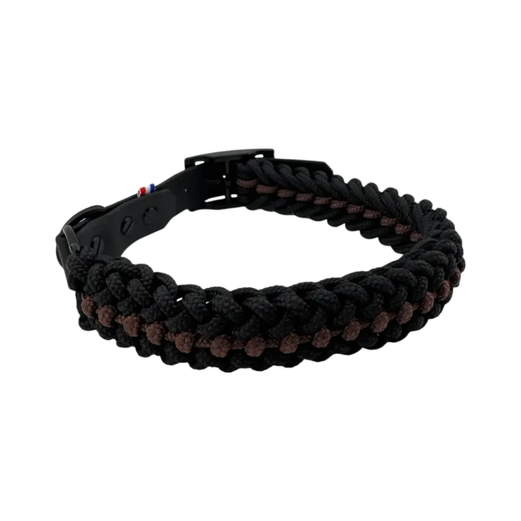 Collier en corde - Marron Chocolat