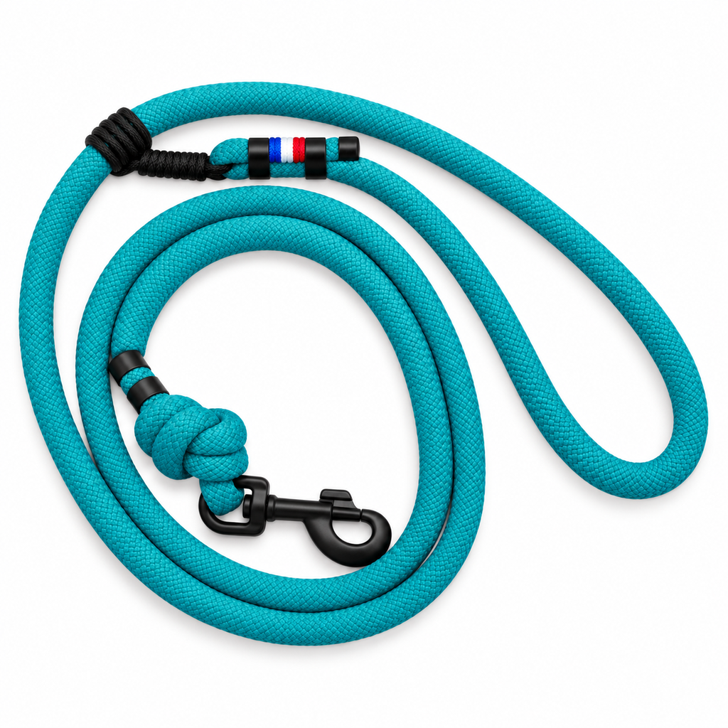 Laisse Réglable - Bleu Lagon