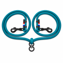 Laisse Double - Bleu Lagon