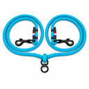 Laisse Double - Bleu Océan