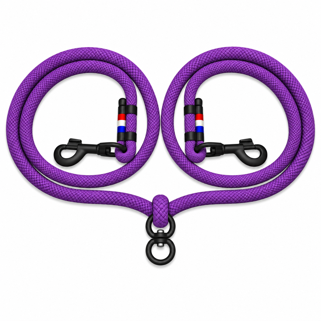 Laisse Double - Violet Mystique
