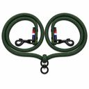 Laisse Double - Vert Forêt