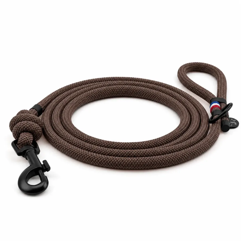 Laisse pour chien en corde marine