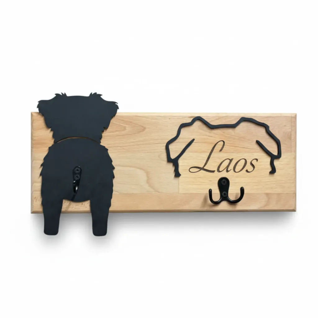 Porte-laisse - silhouette et oreilles