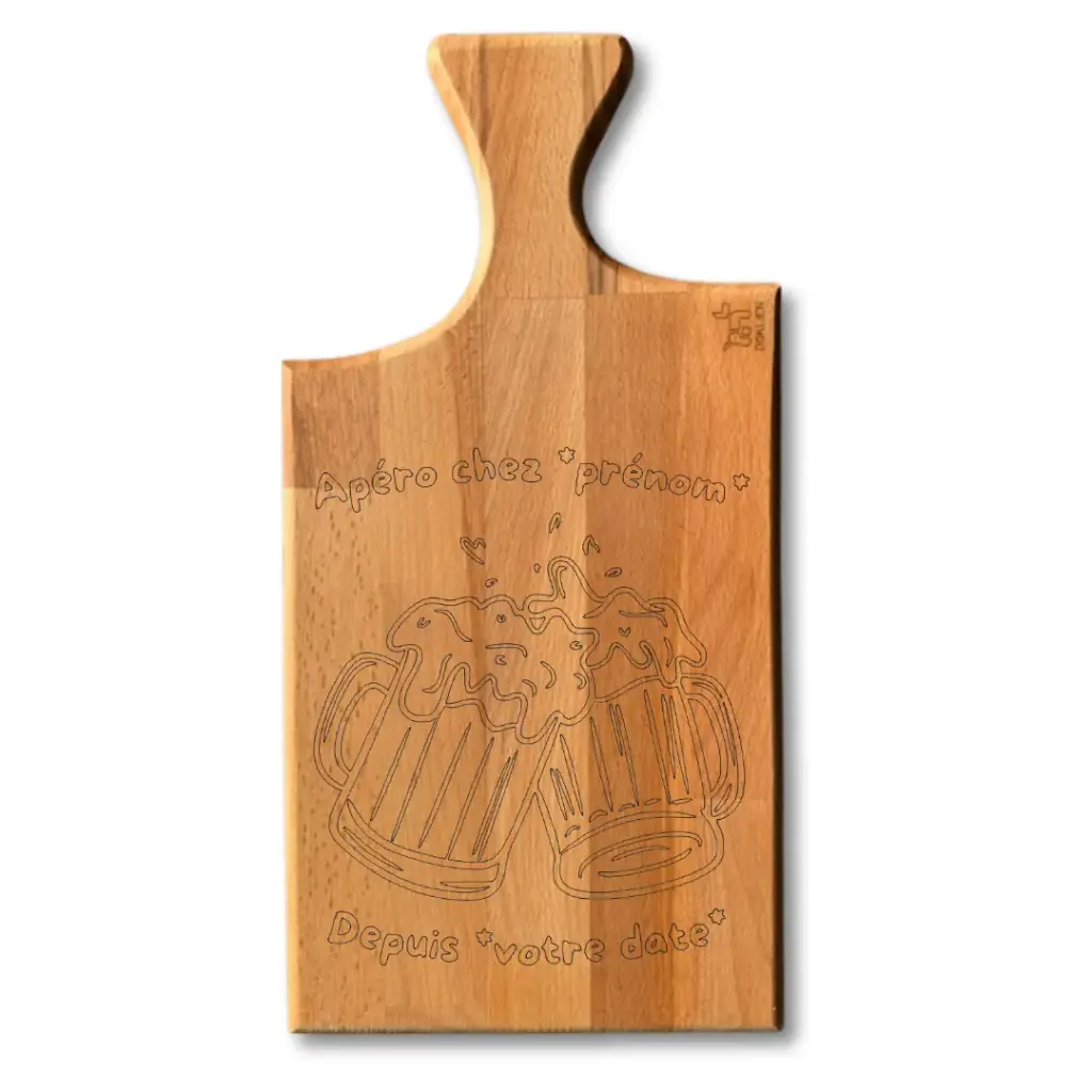 Planche - Choppe de bière (Taille S - 300x150mm, Droitier)