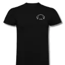 T-shirt noir - Oreilles de chien