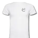 T-shirt blanc - Oreilles de chien